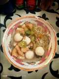 Tahu Tauge Kuah Bakso Ikan