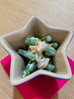 日式小菜 四季豆涼拌 おばんざい　　その3 的食譜成品照片