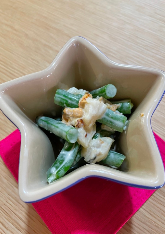 日式小菜 四季豆涼拌 おばんざい　　その3 的食譜成品照片