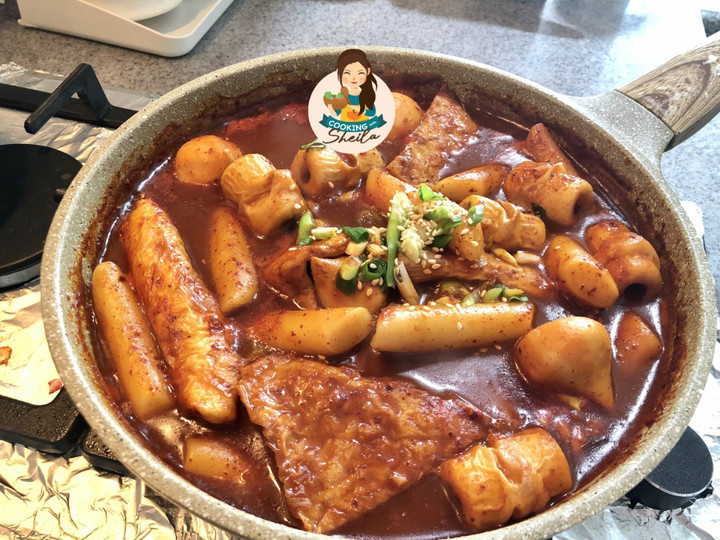 Resep Korean Spicy Rice Cake (Tteokbokki) Anti Gagal