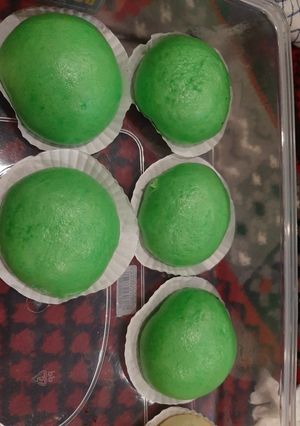 Foto resep Bakpau coklat pandan ala kadarnya