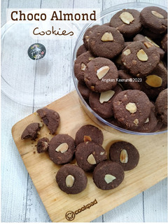 Foto resep Choco Almond Cookies