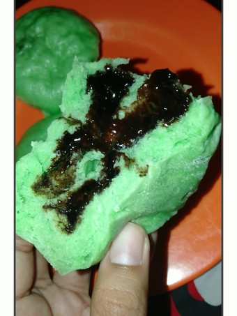 Resep Bakpau pandan isi coklat Gampang