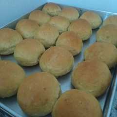 รูปของ Burger bun mini (diet version, pakai tepung gandum)