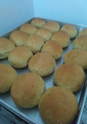 Foto resep Burger bun mini (diet version, pakai tepung gandum)