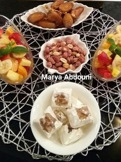 صورة لوصفة سلطة فواكه🍌🍏🍓