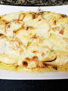 Una foto de Chipirones gratinados al queso San Simón
