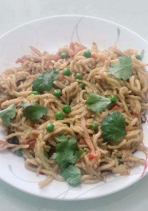 A picture of Homemade Sooji /Rava Noodles.