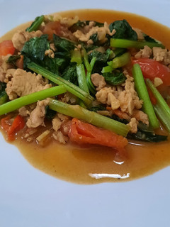 Foto resep Oseng ayam sayur hijau