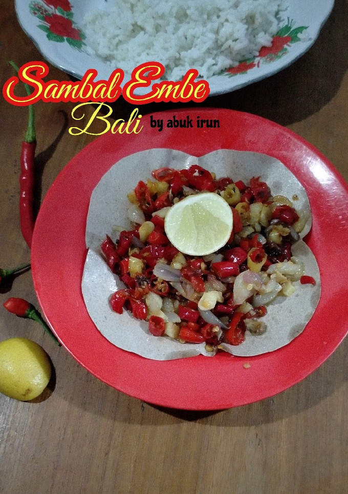Foto resep Sambal Embe Bali