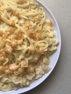 Foto resep Fettuccine Carbonara (super creamy)