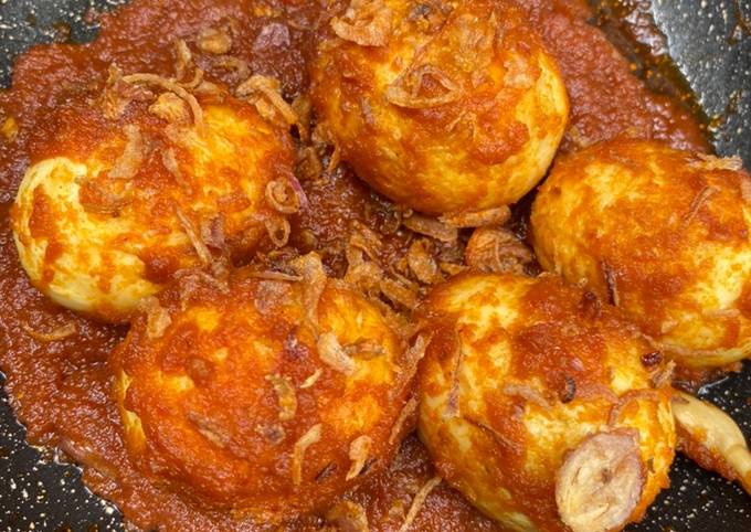 Cara bikin Telur Balado Manis Cara bikin Telur Balado Manis
