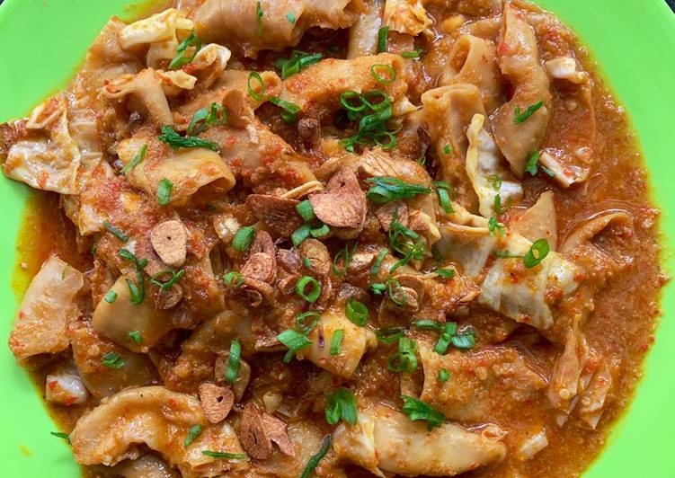 Resep Iso (usus sapi) gongso, Bikin Ngiler