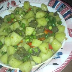 A picture of Vegetable potatoes.