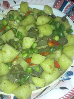 A picture of Vegetable potatoes.