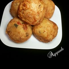 A picture of Yam balls.