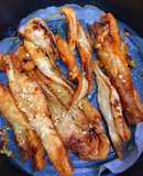 Vây cá hồi chiên nước mắm