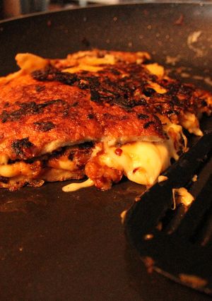 Una foto de Omelete espontáneo