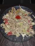 Fideos con verduras