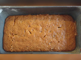 Budín saludable de pera/manzana