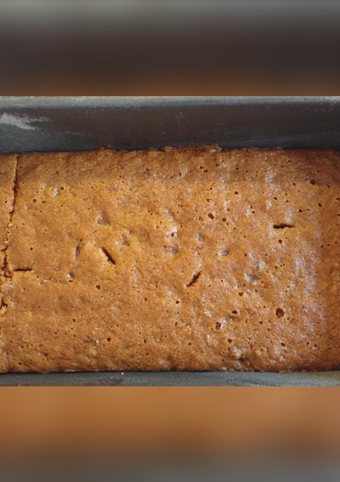 Una foto de Budín saludable de pera/manzana