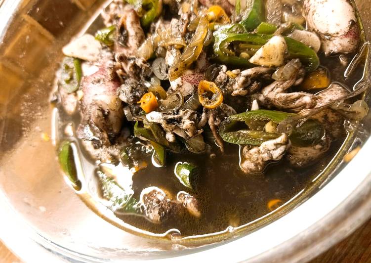makanan Cumi hitam yang Enak Banget