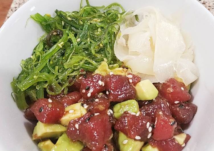 Simple Way to Prepare Speedy Tuna Poke Bowl