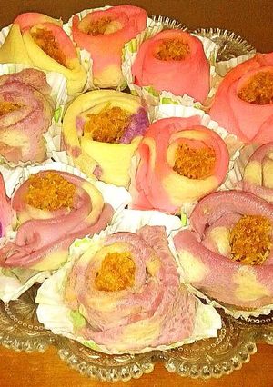 Foto resep Dadar gulung polkadot mawar