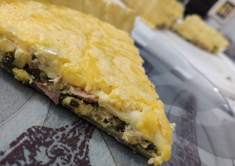 Quiche Lorraine sin crema