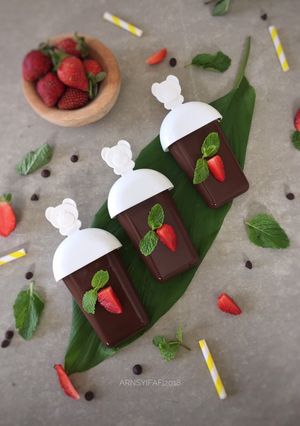 Foto resep Brownies Pudding