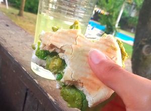 Una foto de Green sándwich fácil 💚
