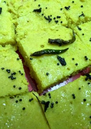 A picture of Dhokla.