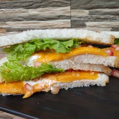 A picture of Mango sandwich.