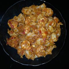 Shrimp pasta A picture of Shrimp pasta.