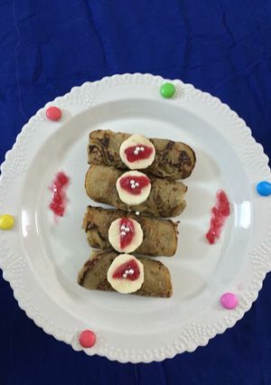 A picture of Wheat flour Banana PancakesVery healthy and nutritious pancakes.