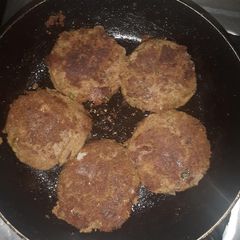 A picture of Masoor chana Daal kabab.