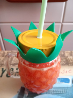 Una foto de Zumo de piña y papaya (digestivo)