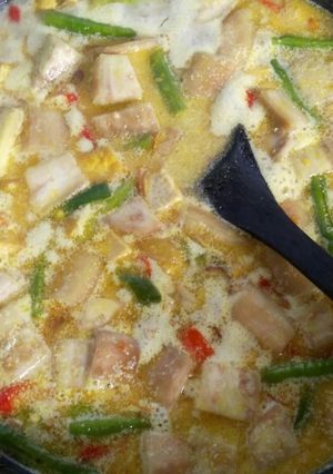 Foto resep Lodeh kuah kuning yang enak, praktis dan menggugah selera😍