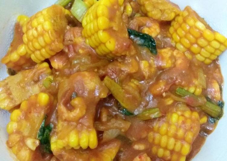 Langkah Mudah untuk Membuat Udang saus padang yang Lezat Sekali