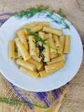 Pasta ajo e ojo con acciughe e finocchietto