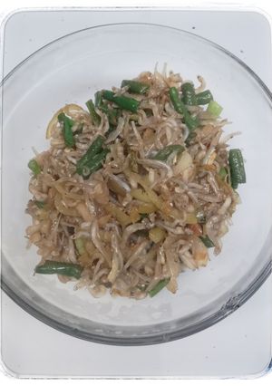 Foto resep Teri Medan Kacang Panjang Saus Tiram