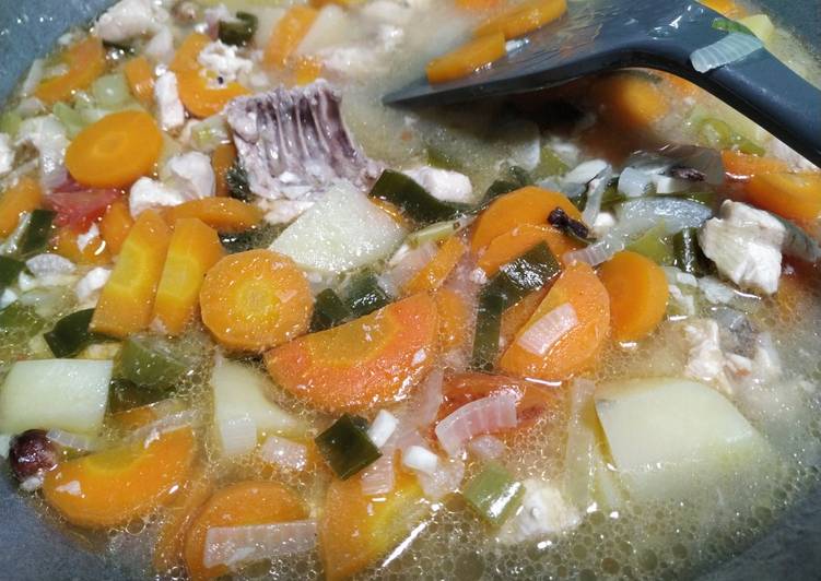 Resep !GURIH Sup ayam simpel, sekali cemplung masakan sehari hari