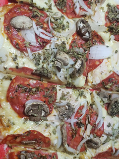 Una foto de Pizza