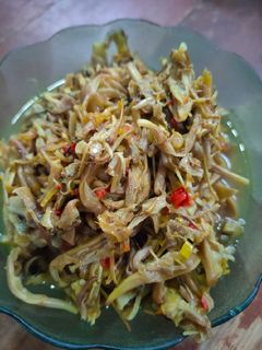 Foto resep Tumis Jantung Pisang teri nasi & sereh