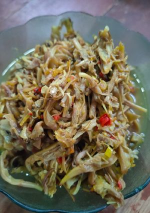 Foto resep Tumis Jantung Pisang teri nasi & sereh