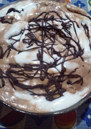 Una foto de Banana split simple