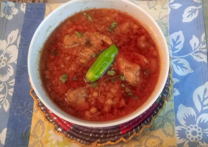Recipe of Homemade Murgh chholay