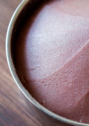 A picture of ''ANKO / KOSHI-AN'' (Smooth and Sweet Red Bean Paste / Azuki Bean Paste).