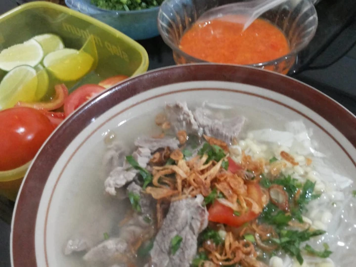 Cara Gampang Membuat Resep Soto Daging Sapi Jogja versi 1 yang Lezat Sekali