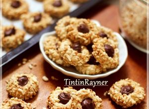 Foto resep Peanut Choco Thumbprint Cookies renyah+step by step 